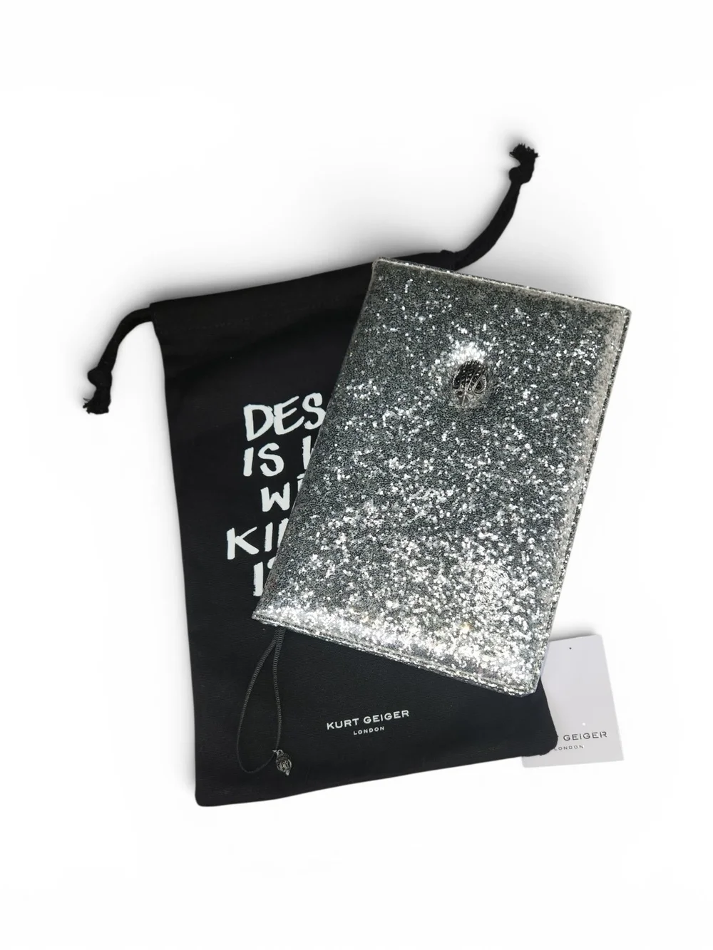 Kurt Geiger London Silver Eagle Notebook
